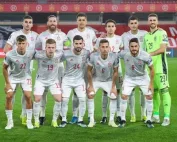 Das Bild zeigt die spanische Nationalmannschaft von 2022, zu der KDE einen Bodyscanner transportiert hat.