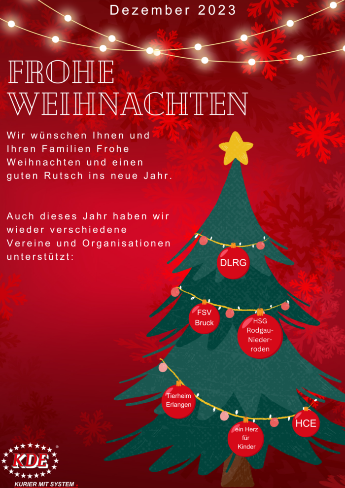 KDE wünscht ein frohes Weihnachtsfest!