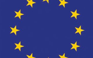 Dies ist die Flagge der EU.