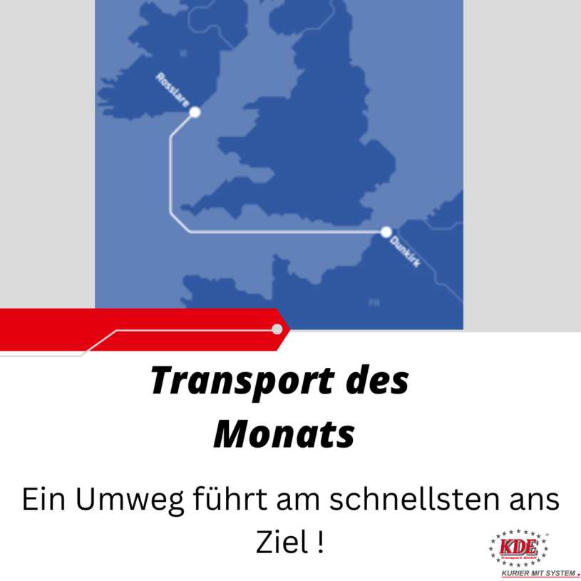 TdM06.24 Dies ist der Transport des Monats aus Juli 2024 der KDE Transport GmbH.