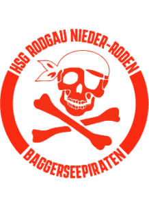 Dies ist das Logo der Handballmannschaft von der HASG Rodgau Nieder-Roden, die KDE sponsort.