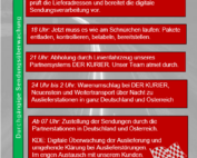 Hier wird der Ablauf eines Versands per Overnight-Express bei der KDE Transport GmbH erläutert.